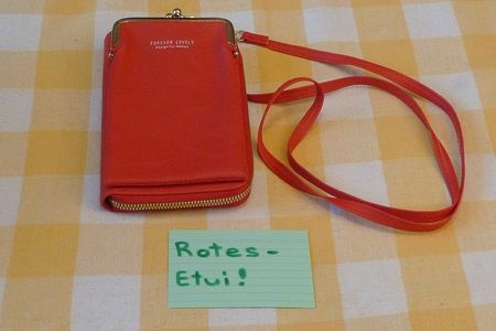 Rotes Etui!