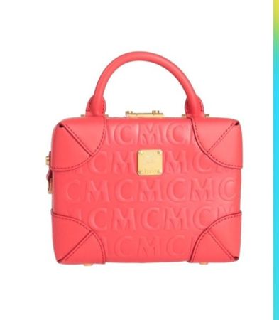 MCM Handtasche Crossbody neu Korallen Farbe
