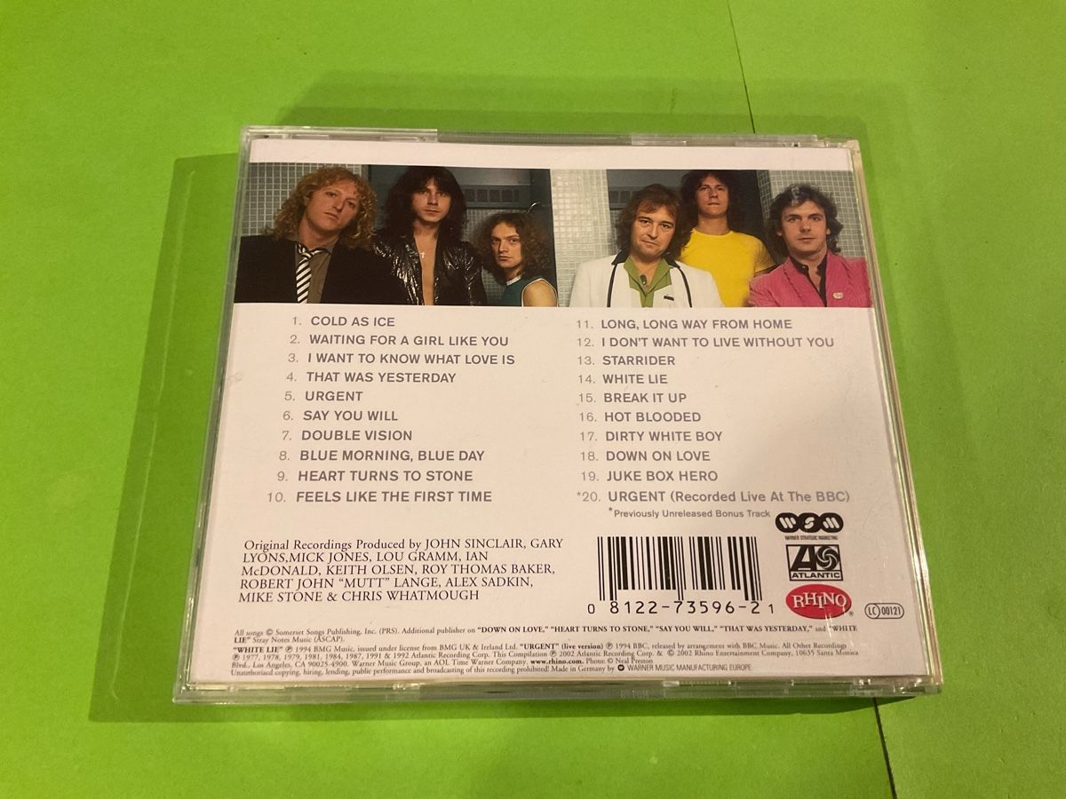 CD: CD Foreigner - The Definitive - Top Zustand - Selten! – Usato da Steinach venduto da Quarkie 2