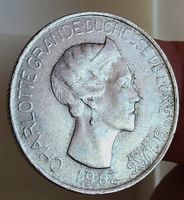 LUXEMBURG 5 FRANCS 1962