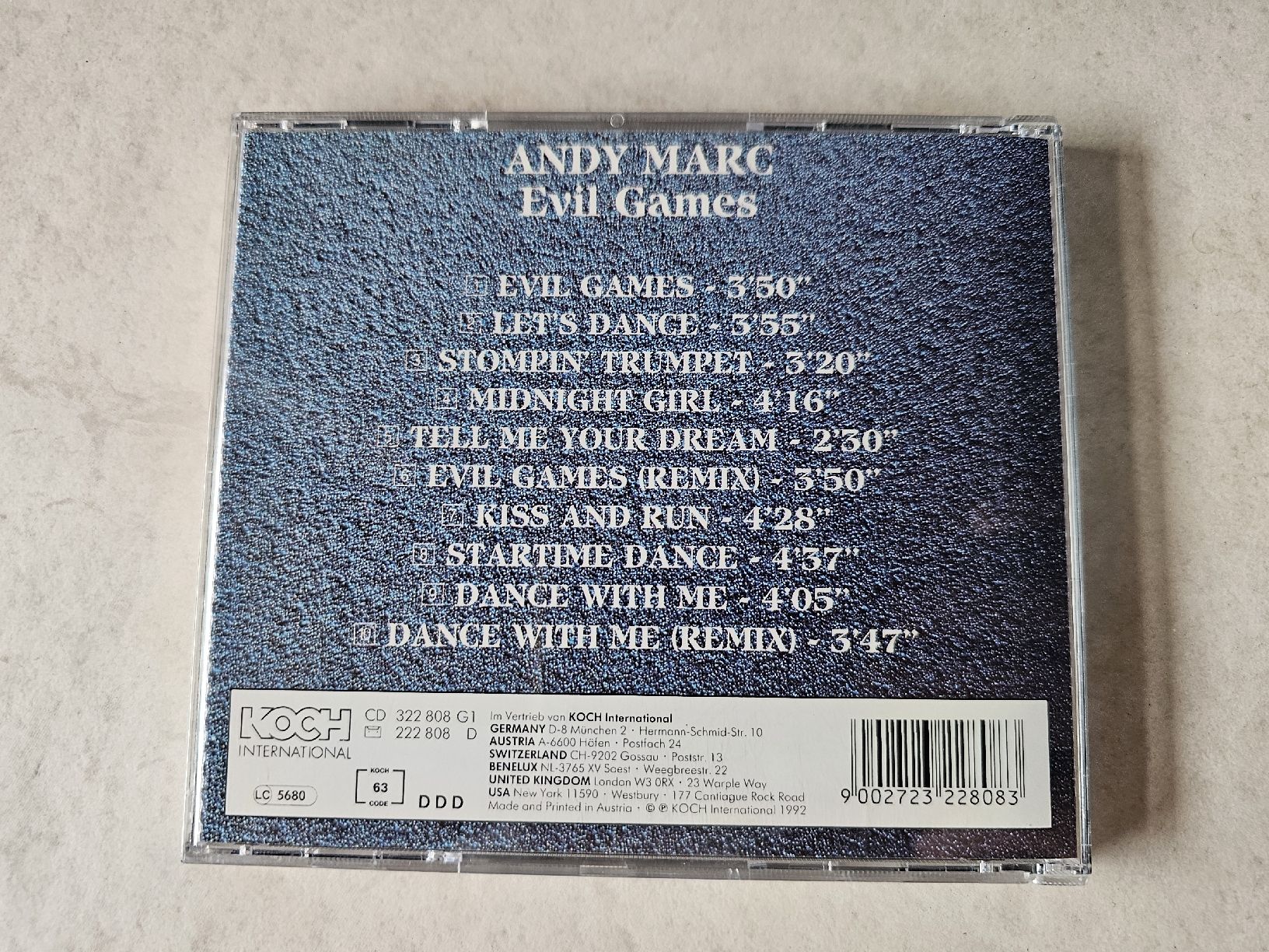 CDs: Andy Mary  -  Evil Games – D'occasion à Schneisingen par backstore24 1