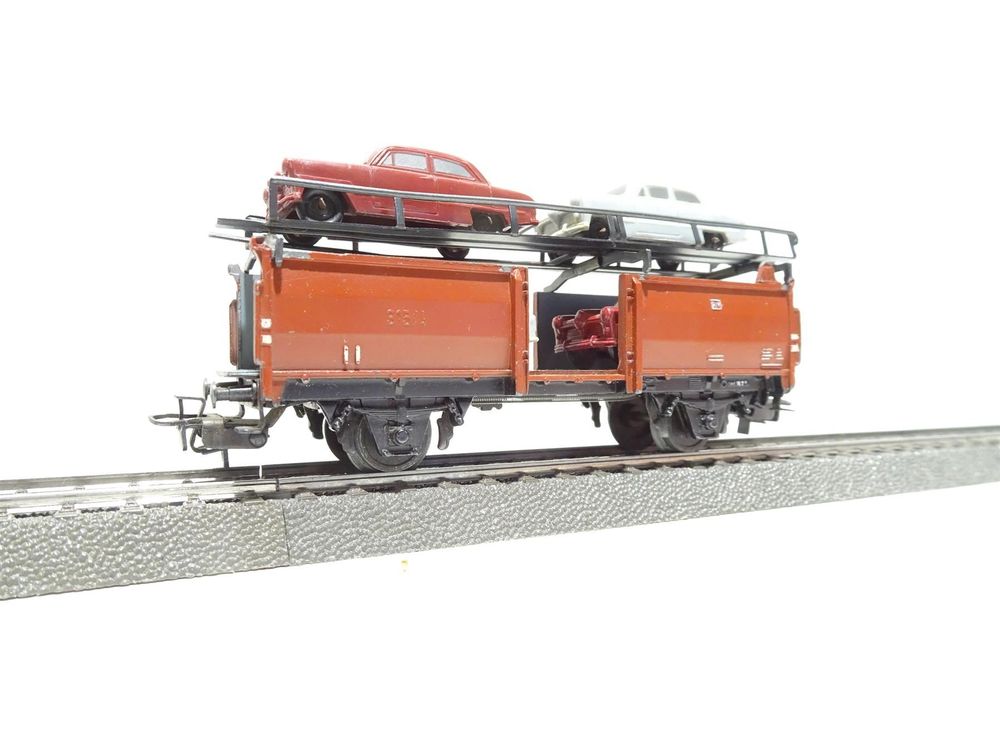 Märklin HO ref 4613 scale gauge Autotransportwagen wagon train Porsche