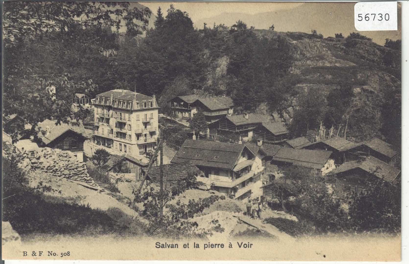 Cartoline postali: Salvan et la pierre a Voir – Usato da Ettingen venduto da Kartenplanet