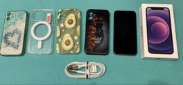 Apple iPhone 12 mini purple 128GB inkl. Zubehoer