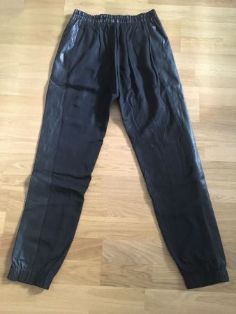 «Guess» Hose Stoff und Lederimitat Grösse S/M