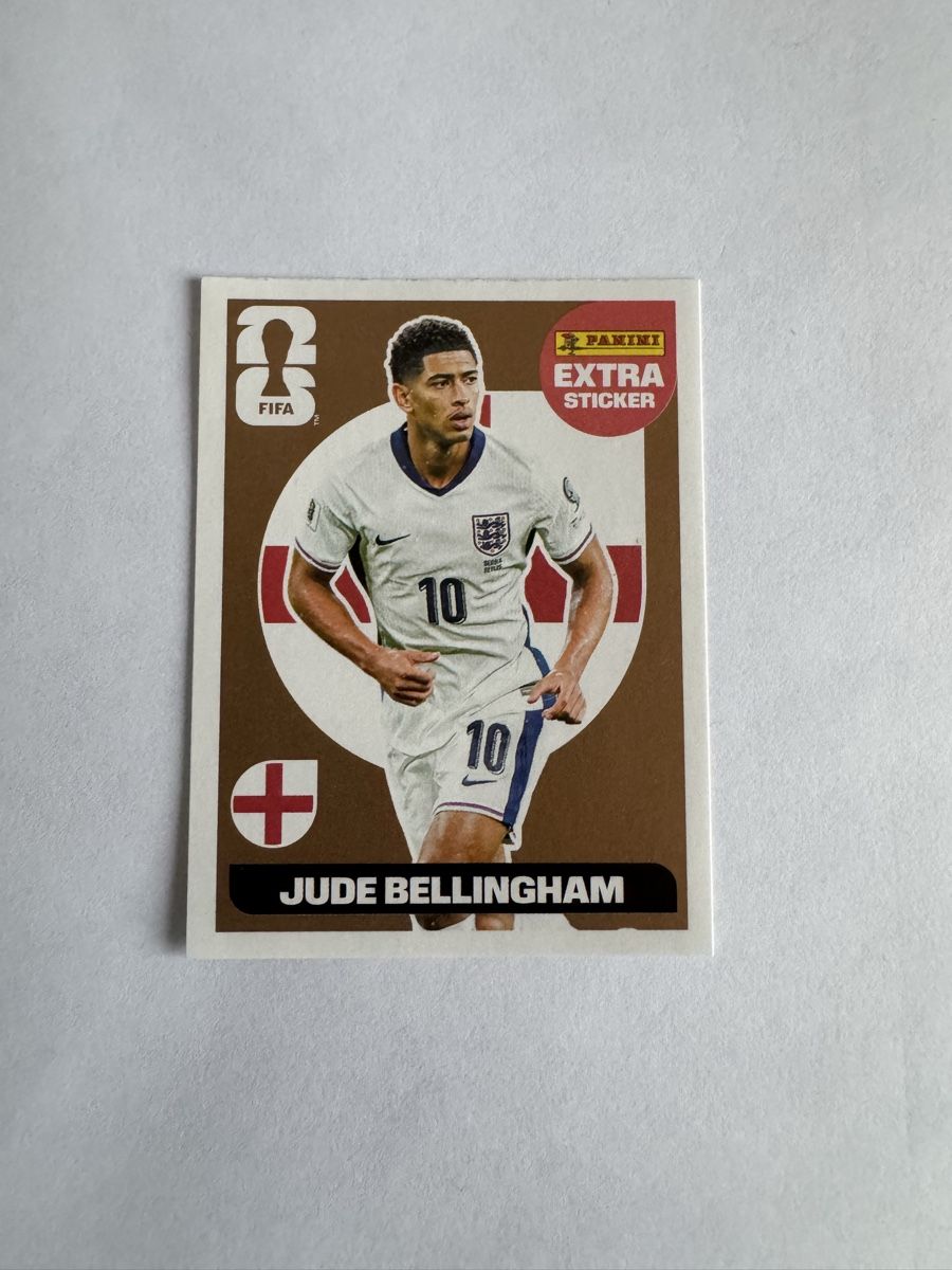 Panini Carte collezionabili: Extra Sticker Panini - JUDE BELLINGHAM – Nuovo e nell'imballaggio originale da Bassecourt venduto da Eagle1903