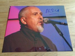 Autogramm PETER GABRIEL - 20x25 original handsigniert