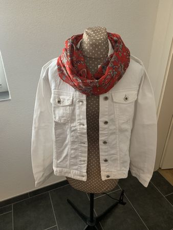 Tom Tailor Jeansjacke Weiss, Gr. XL, Top Zustand!