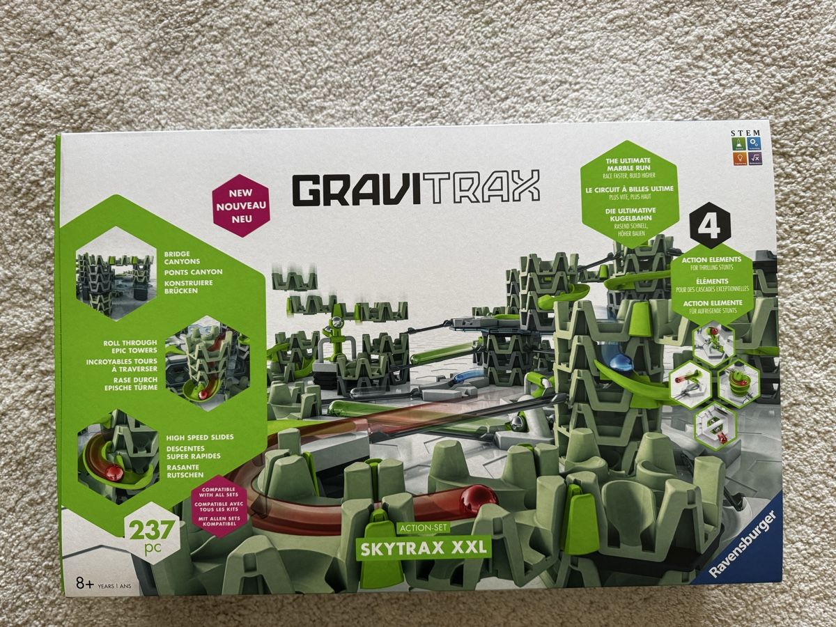 Ravensburger Giocattoli: Ravensburger GraviTrax - Action-Set XXL Skytrax – Nuovo e nell'imballaggio originale da Wohlen AG venduto da mih_675k