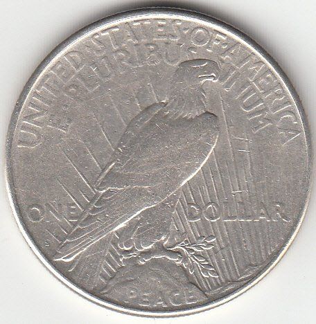 Tutti le monete: USA -- Peace - Dollar 1923 S ss+ – Usato da Gossau SG venduto da Gallus00 1