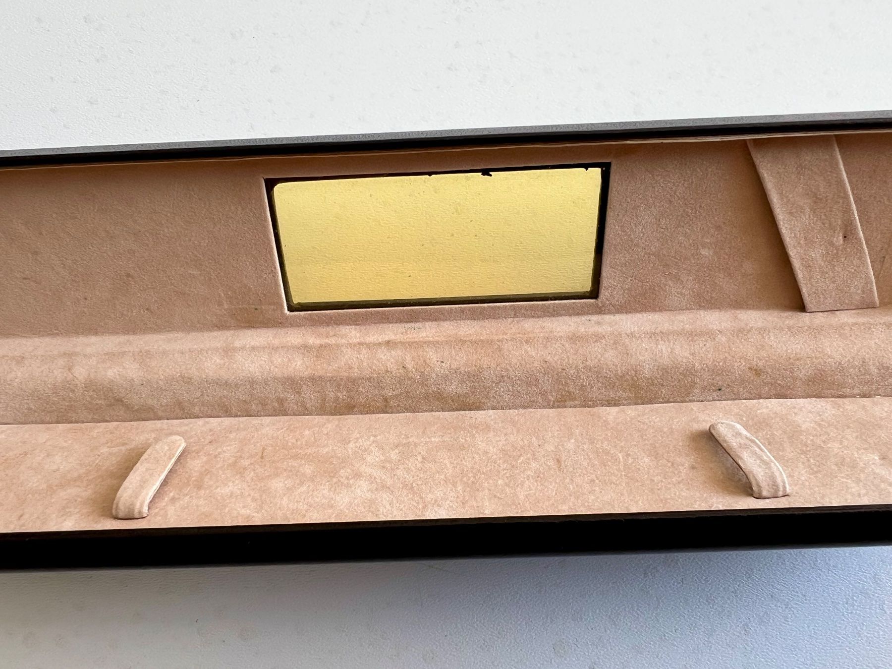Longines Orologi: LONGINES vintage long brown simili leather box, small window – Usato da Mont-sur-Lausanne venduto da vmi_ym5l 3