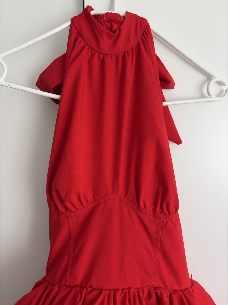 Vestiti: Robe rouge style bulle, dos nu avec noeux – Nuovo (secondo la descrizione) da Renens VD venduto da sar_bwz5 1