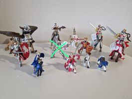 Papo wie Schleich RitterSet – Ritter, Könige, Pferde & Greif