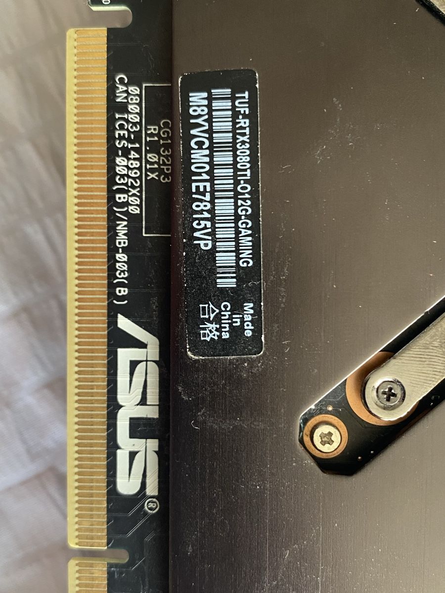 Asus Schede grafiche: Asus RTX3080TI 12GB gaming - Defect! – Difettoso da Wengen venduto da n76sz 3
