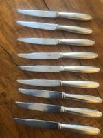 9 anciens couteaux Christofle Paris