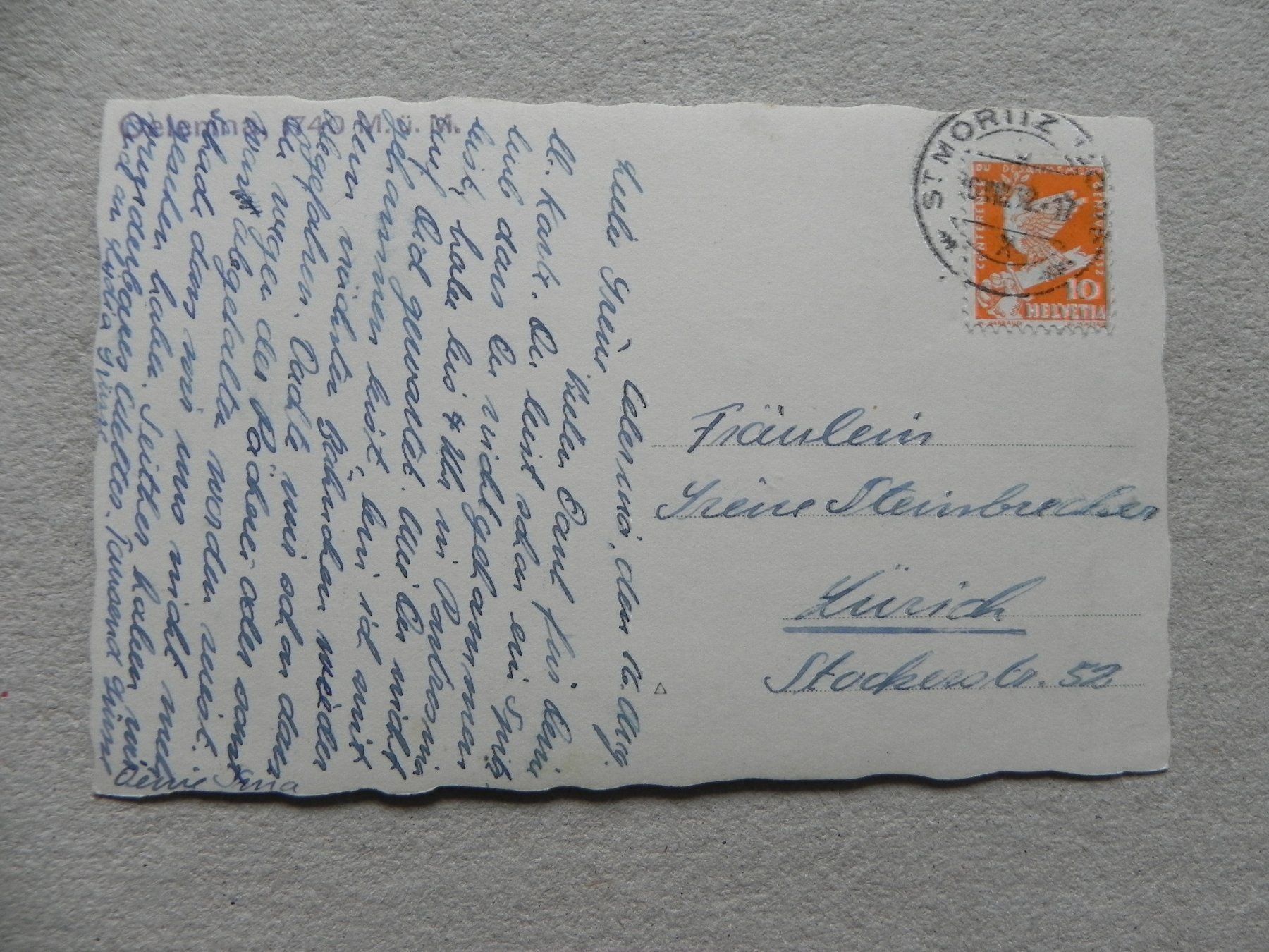 Cartoline postali: Karte Celerina GR Graubünden 1932 – Usato da Siebnen venduto da krimsie 1