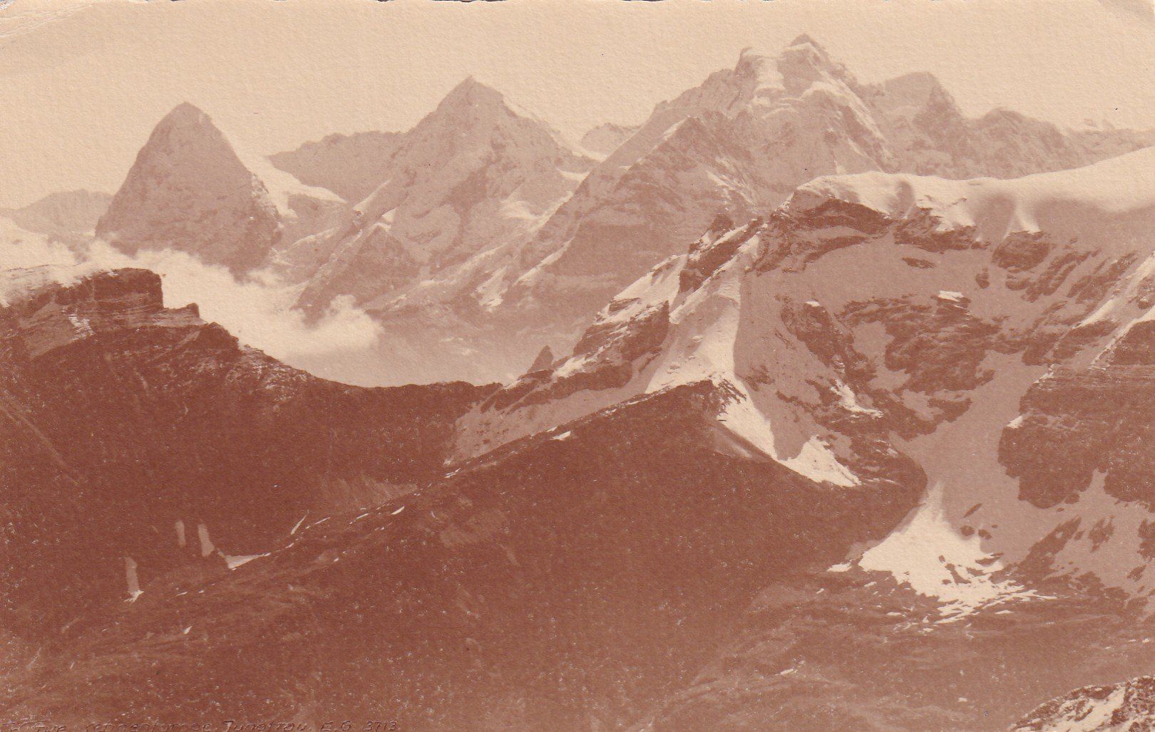 Cartoline postali: Sommets enneigés Alpes ??? – Usato da Cormoret venduto da Pascalll2001