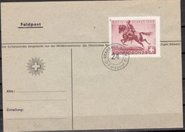 Militärbrief 2.Wk Mit Soldatenmarke