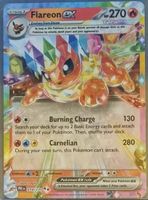 Pokémon – Flareon ex 🇺🇸 - PRE-014 - Prismatic Evolutions