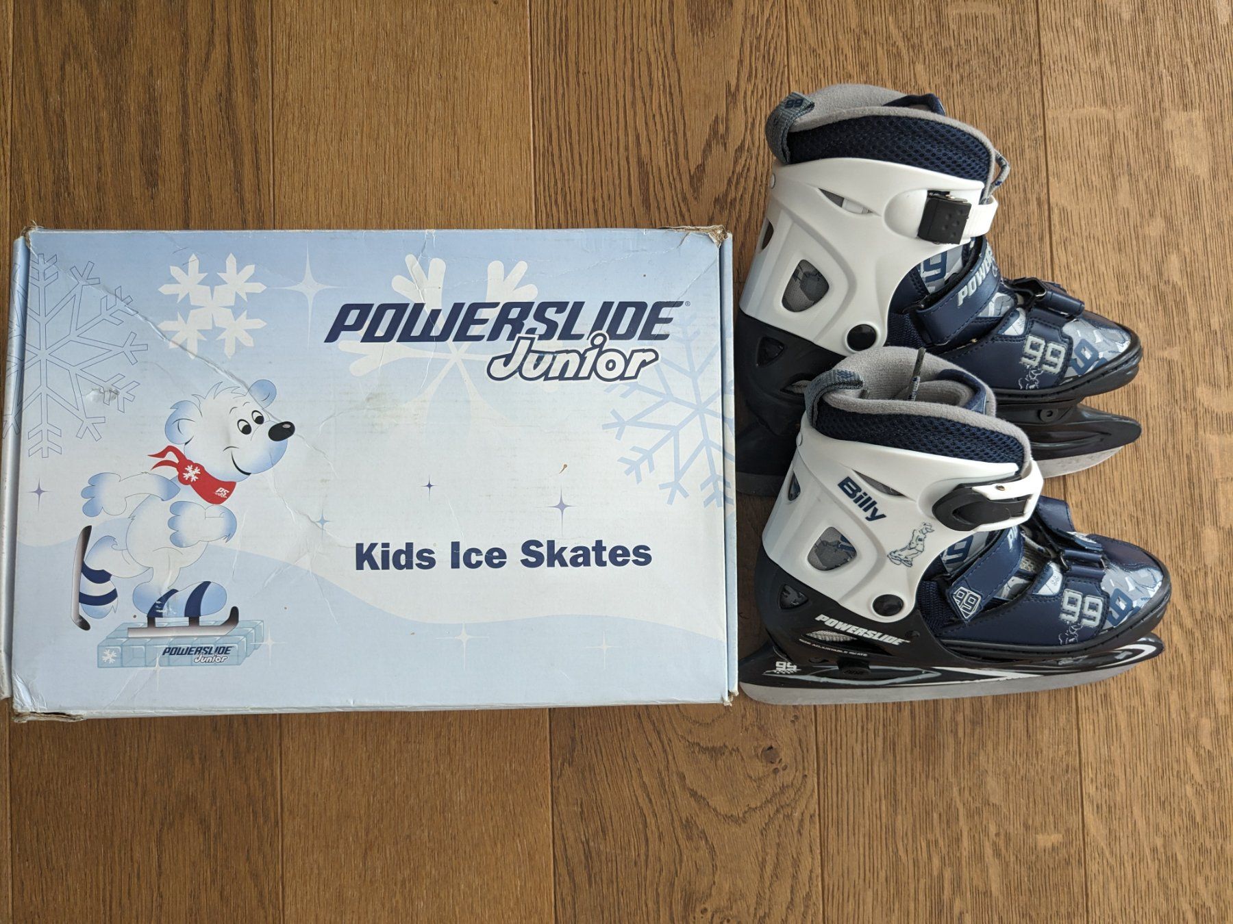Schlittschuhe: Schlittschuhe Powerslide Billy 08 ice skate 34-37 – Gebraucht aus Herrliberg von aandrey