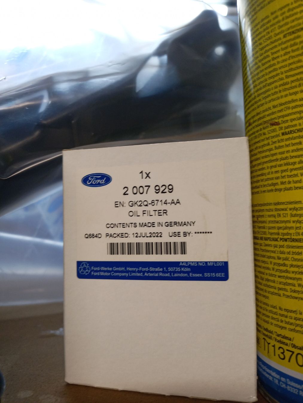 Alle Autoersatzteile: Ford Ölfilter GK2Q-6714-AA neu – Neu und originalverpackt aus Eschenbach SG von sternen4