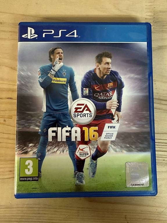 Sony Spiele: FIFA 16 für PS4 mit Hülle und Disc – Gebraucht aus Dietikon von Sir.Franzelot
