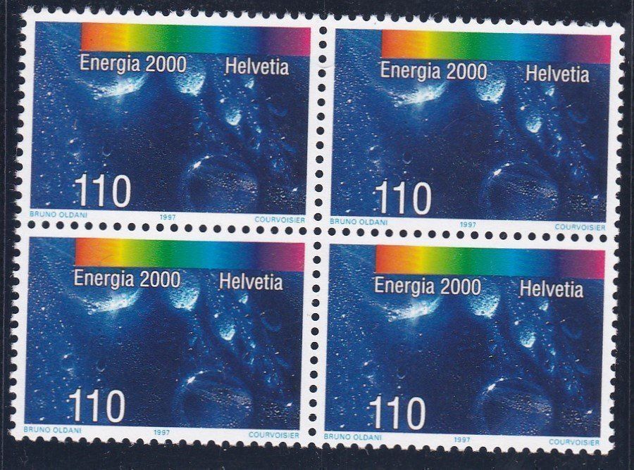 Alle Briefmarken: Postfrisch 4er Block  Energie 2000 1997 – Neu (gemäss Beschreibung) aus Schliern b. Köniz von joni20 2