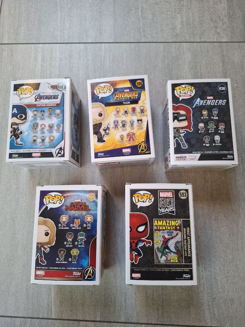 Funko Figuren: Funko POP! Lot 5 x Marvel – Gebraucht aus Moutier von kiki0608 2