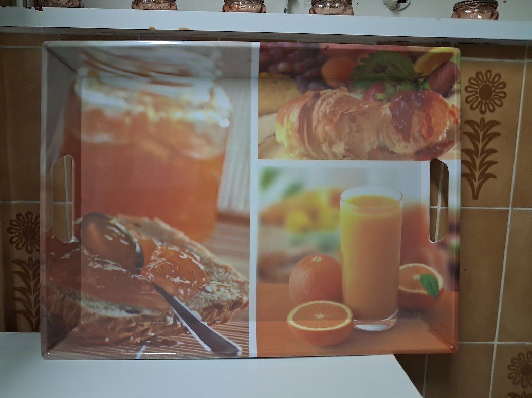Pareti & Soffitti: Plateau repas motif "breakfast" – Nuovo (secondo la descrizione) da Genève venduto da Bell-47 2