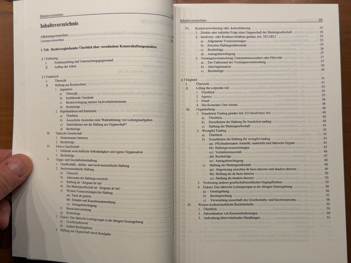 Libri: Die Haftung der Muttergesellschaft als materielles Organ – Usato da Volketswil venduto da doughboy 4