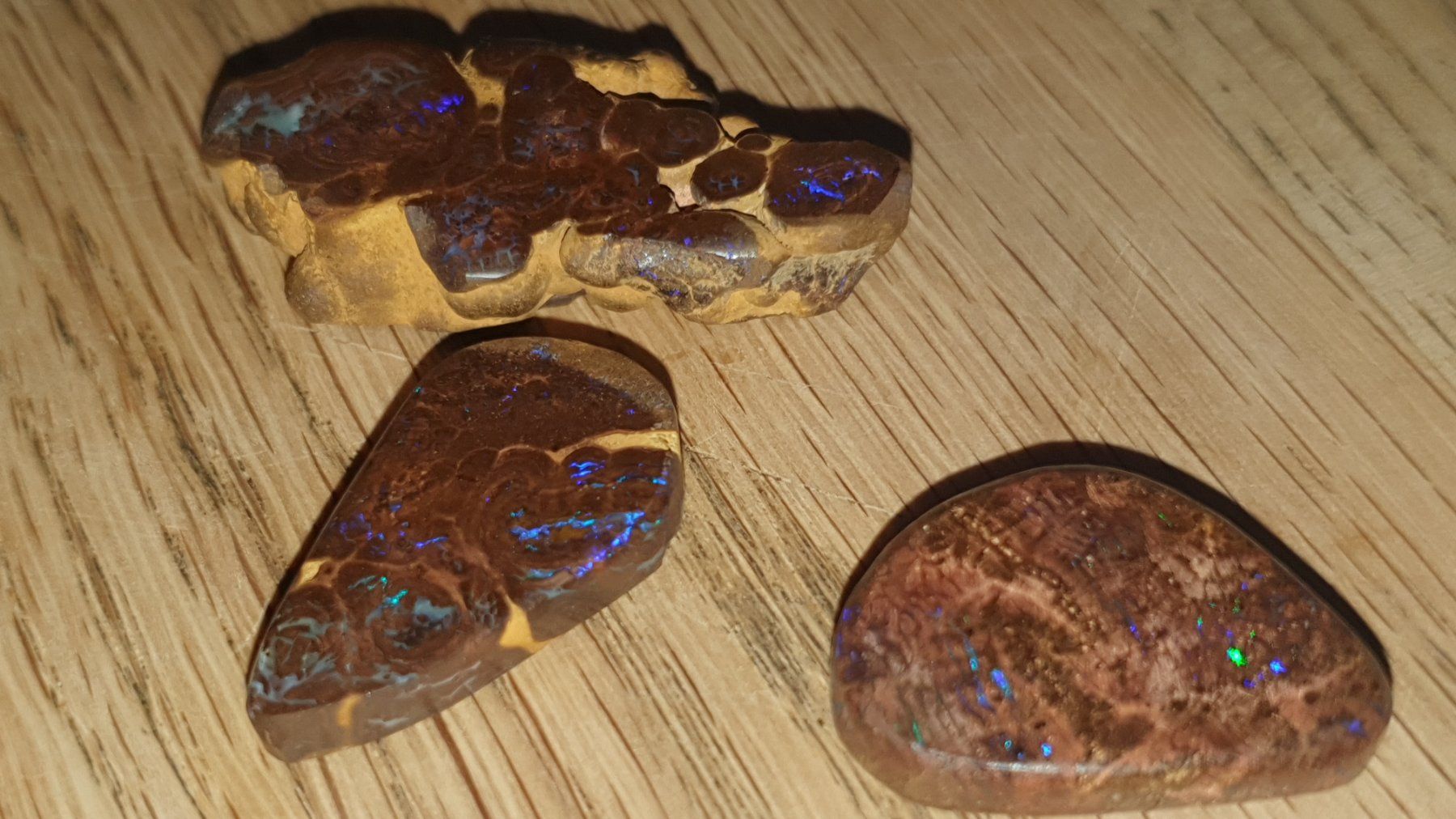 Edelsteine: 3 Boulder Opal – Gebraucht aus Flawil von Naphtali 2