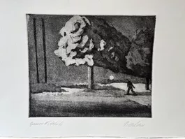 Radierung / Epreuve d'Artiste von MAX HELLSTERN   (ID B5885)