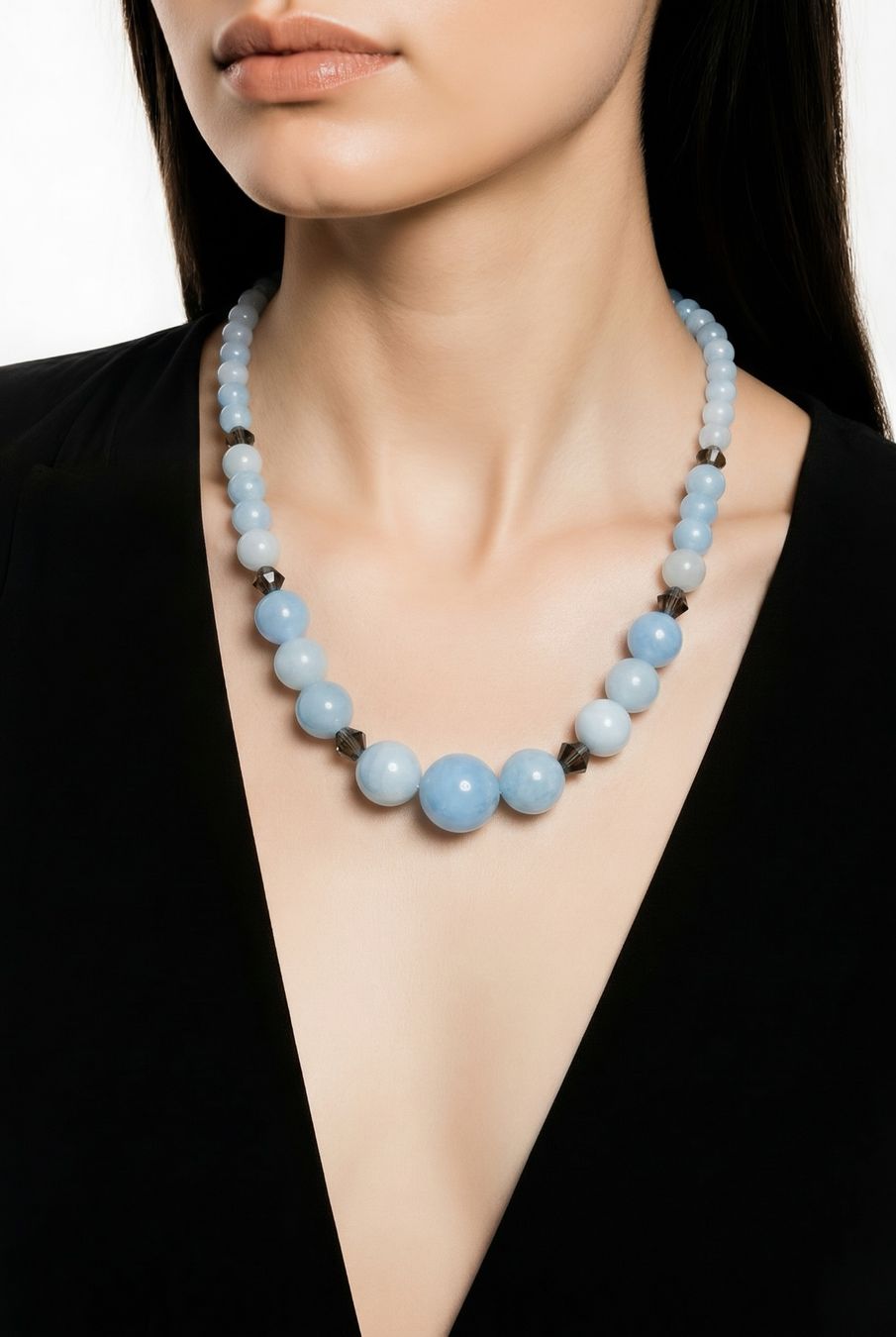 Catenine: Unikat Aquamarin Collier NEU – Nuovo (secondo la descrizione) da Basel venduto da Chili007