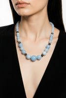 Unikat Aquamarin Collier NEU