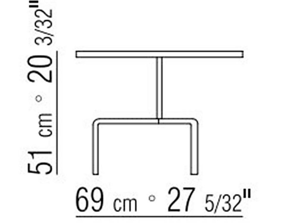 Flexform Tavoli: Flexform Kidd Coffee Table red – Usato da Bern venduto da Zmodern_CON 8