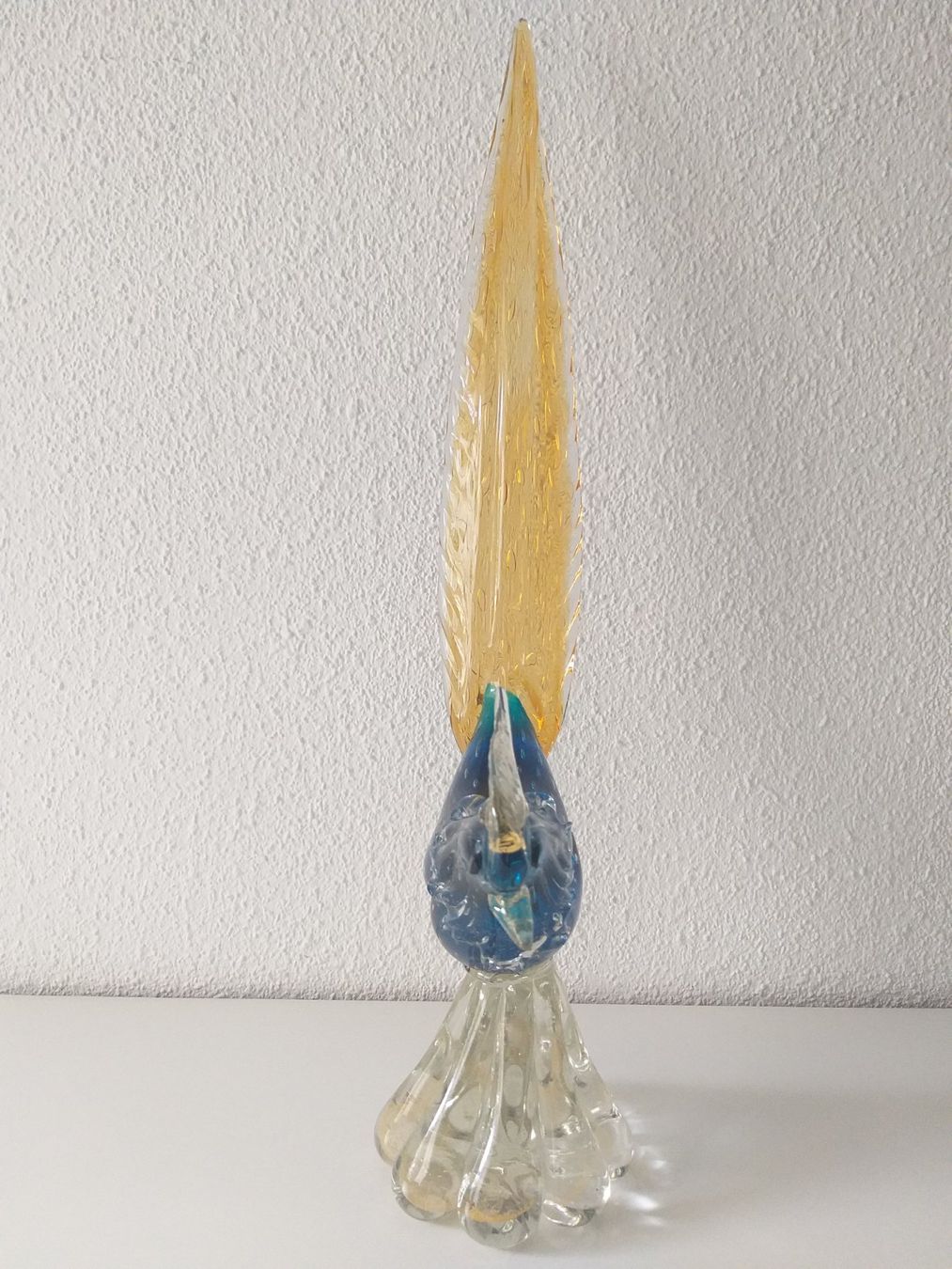 Murano Statuette: MURANO véritable coq en verre de Murano et or – Usato da Cossonay-Ville venduto da Les_1001_perles 1