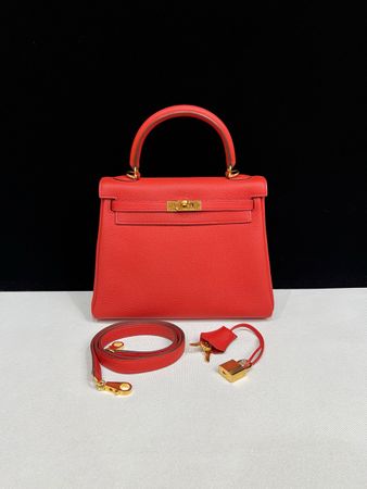 Authentic Hermès Kelly 28 Sellier Rouge Bag ❤️👜