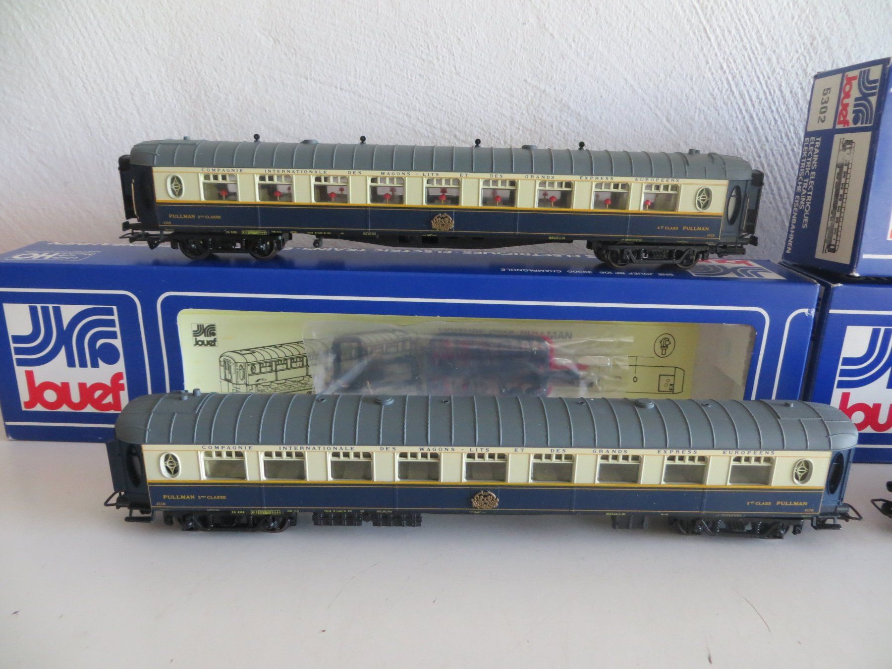 Jouef Modelleisenbahnen: Jouef H0: Set mit 3 CIWL-Pullman-Wagen, GS, mit OVP – Gebraucht aus St.Gallen von gnumolo 2