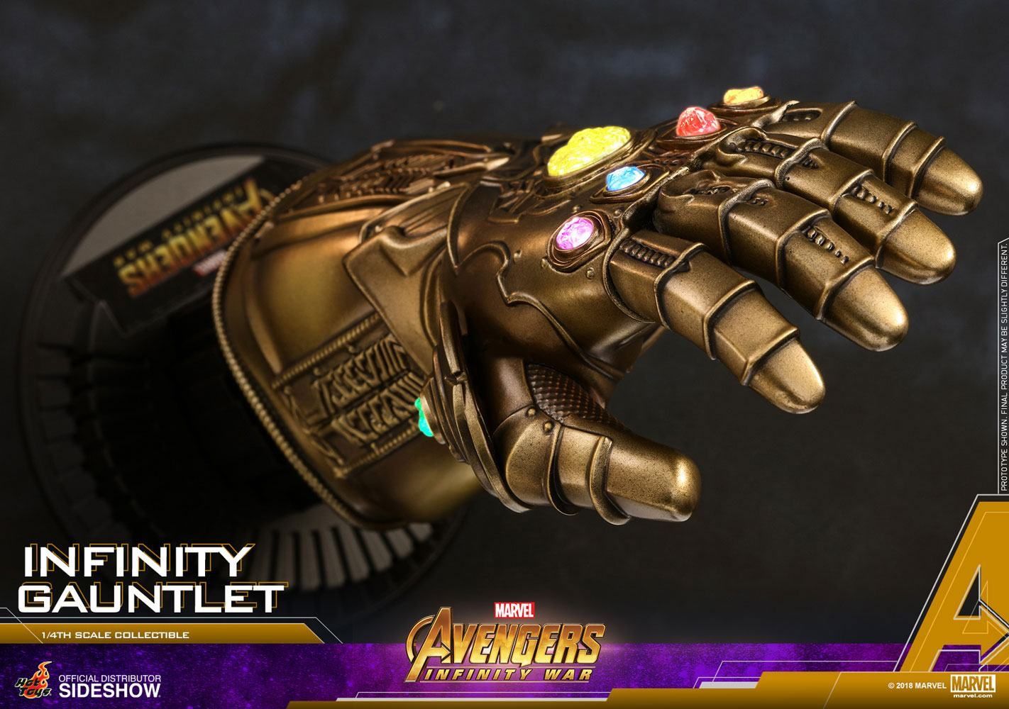 Hot Toys Figuren: 1:4 Infinity Gauntlet Replica Marvel Avengers: Infinity War – Neu und originalverpackt aus Wettingen von marcelbuechi 6