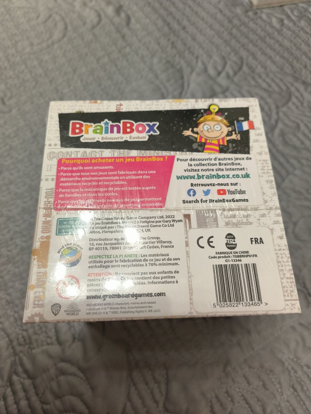 Giochi: Harry Potter BrainBox NEUF – Nuovo e nell'imballaggio originale da Carouge GE venduto da pro_8k9d 8