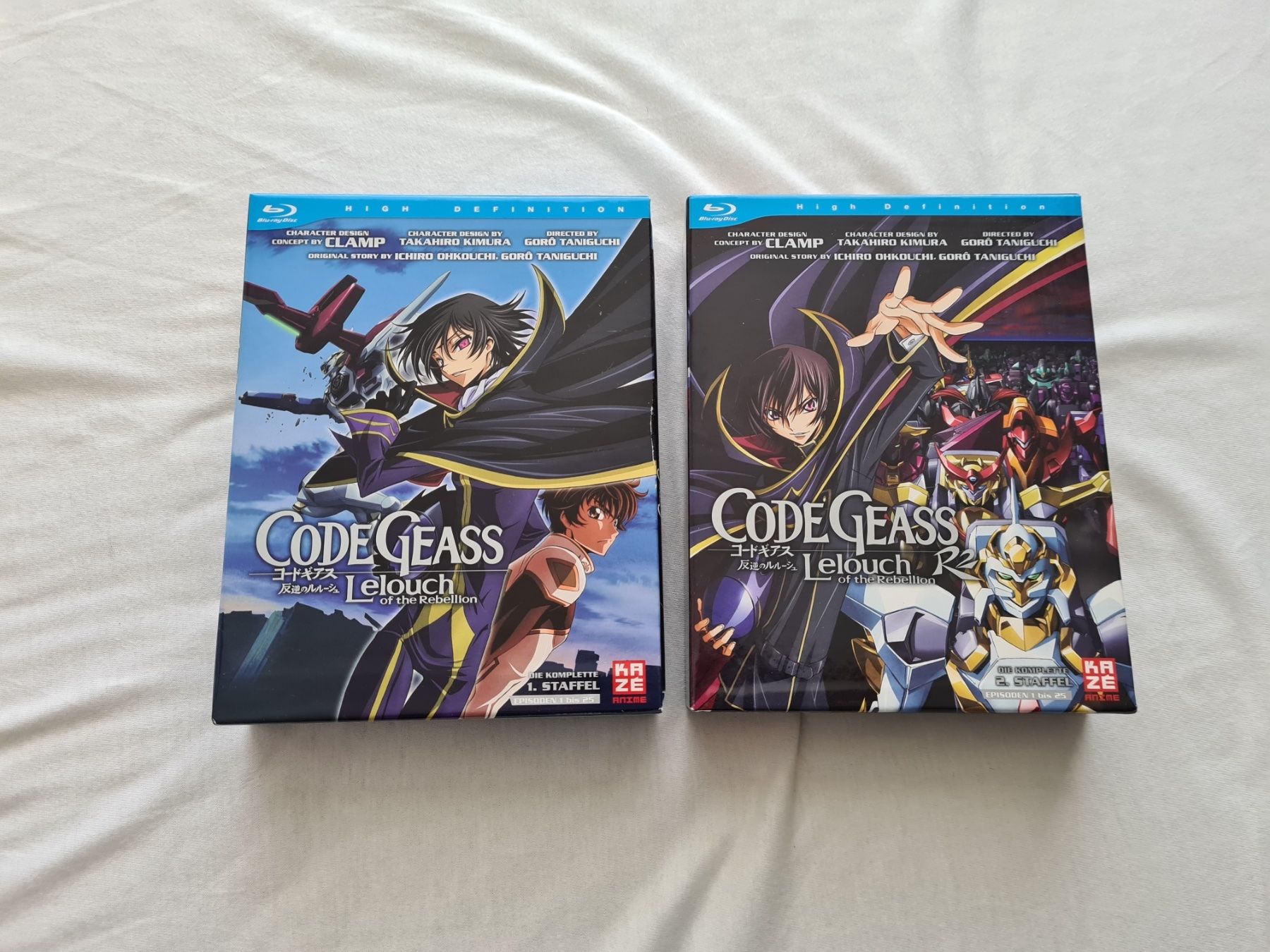 Tutti i DVDs: Code Geass Staffel 1 + 2 (Anime Blu-ray Deutsch) – Usato da Chur venduto da yellow84