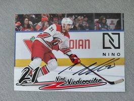 Autogrammkarte Nino Niederreiter