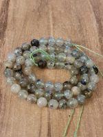 1 Strang Natürliche AA Grün Prehnite 6 mm