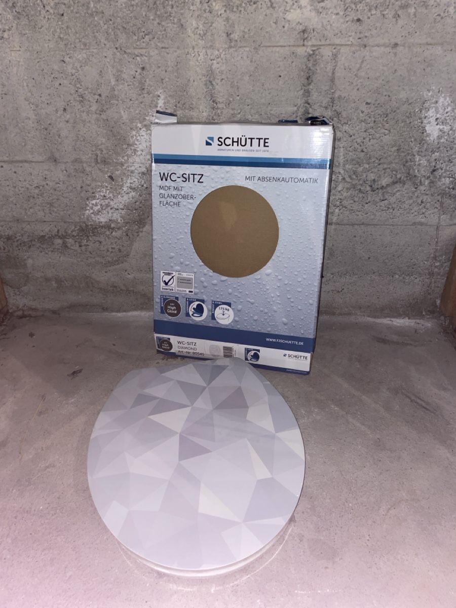 WC: WC-Sitz Schütte Diamond neu – Nuovo e nell'imballaggio originale da Aarau venduto da sim_29mj 1