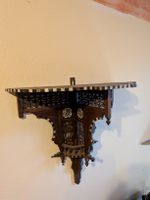 Antike Wandkonsole, Holzregal, wunderschöne Handarbeit!