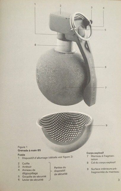 Livres: reglement grenade main 85 hand granate – D'occasion à Nyon par 65d45 3