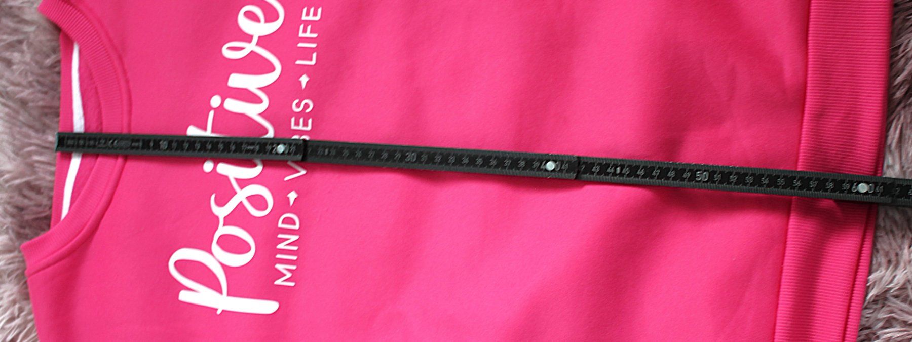 Maglioni & Felpe: Pinker Pullover mit Aufdruck - Positive Vibes - – Nuovo (secondo la descrizione) da Hüttwilen venduto da pinti55 3