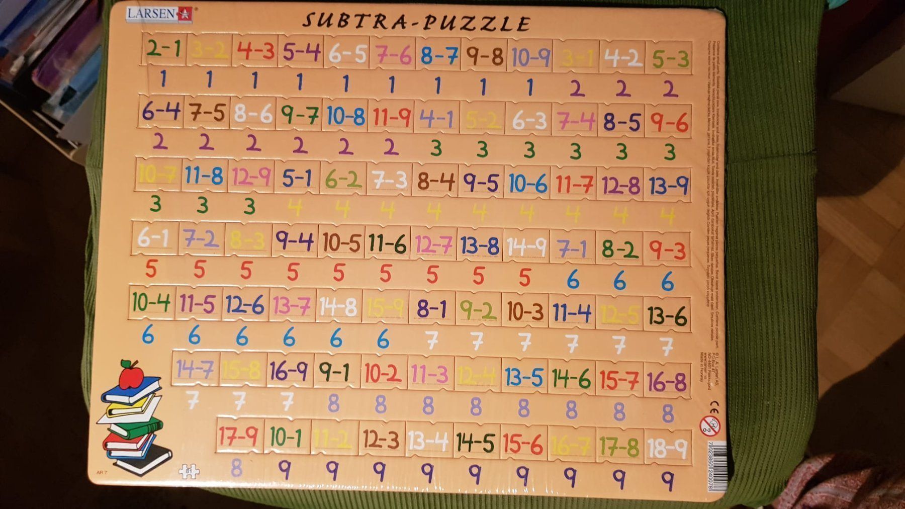 Giochi: Rechen Subtra - Puzzle  soustraire – Nuovo e nell'imballaggio originale da Spiegel b. Bern venduto da Gudi8