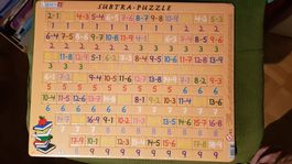 Rechen Subtra - Puzzle  soustraire