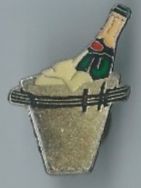 Champagner Kühler Flasche Bar Pin